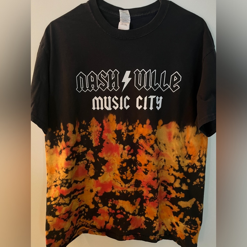 Nashville Music City Tie-Dye T-Shirt